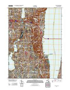 Nyack New York Historical topographic map, 1:24000 scale, 7.5 X 7.5 Minute, Year 2011