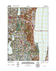 Nyack New York Historical topographic map, 1:24000 scale, 7.5 X 7.5 Minute, Year 2013