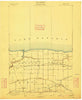 Oak Orchard New York Historical topographic map, 1:62500 scale, 15 X 15 Minute, Year 1897