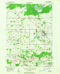Oakfield New York Historical topographic map, 1:24000 scale, 7.5 X 7.5 Minute, Year 1950