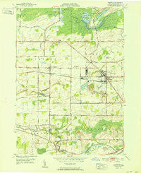 Oakfield New York Historical topographic map, 1:24000 scale, 7.5 X 7.5 Minute, Year 1952