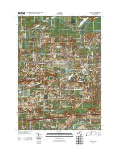 Oakfield New York Historical topographic map, 1:24000 scale, 7.5 X 7.5 Minute, Year 2013