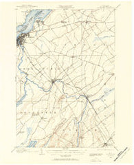 Ogdensburg New York Historical topographic map, 1:62500 scale, 15 X 15 Minute, Year 1904