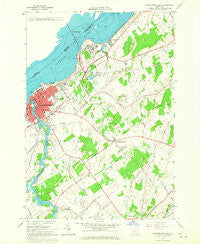 Ogdensburg East New York Historical topographic map, 1:24000 scale, 7.5 X 7.5 Minute, Year 1963