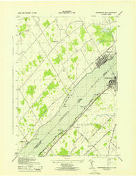 Ogdensburg West New York Historical topographic map, 1:31680 scale, 7.5 X 7.5 Minute, Year 1943