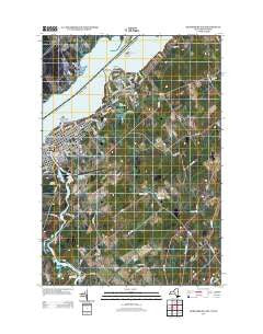 Ogdensburg East New York Historical topographic map, 1:24000 scale, 7.5 X 7.5 Minute, Year 2013