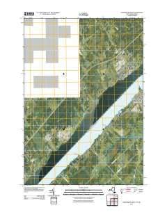 Ogdensburg West New York Historical topographic map, 1:24000 scale, 7.5 X 7.5 Minute, Year 2011