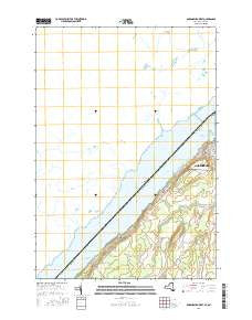Ogdensburg West New York Current topographic map, 1:24000 scale, 7.5 X 7.5 Minute, Year 2016