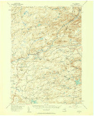 Ohio New York Historical topographic map, 1:62500 scale, 15 X 15 Minute, Year 1954