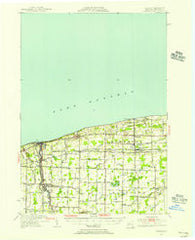 Olcott New York Historical topographic map, 1:62500 scale, 15 X 15 Minute, Year 1948