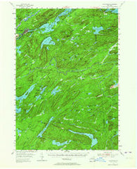 Old Forge New York Historical topographic map, 1:62500 scale, 15 X 15 Minute, Year 1954