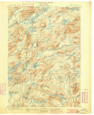 Old Forge New York Historical topographic map, 1:62500 scale, 15 X 15 Minute, Year 1901