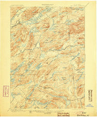 Old Forge New York Historical topographic map, 1:62500 scale, 15 X 15 Minute, Year 1901
