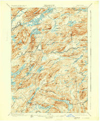 Old Forge New York Historical topographic map, 1:62500 scale, 15 X 15 Minute, Year 1901