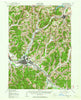 Olean New York Historical topographic map, 1:62500 scale, 15 X 15 Minute, Year 1938