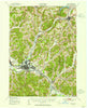 Olean New York Historical topographic map, 1:62500 scale, 15 X 15 Minute, Year 1938
