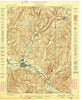 Olean New York Historical topographic map, 1:62500 scale, 15 X 15 Minute, Year 1898