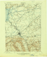 Oneida New York Historical topographic map, 1:62500 scale, 15 X 15 Minute, Year 1902