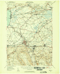 Oneida New York Historical topographic map, 1:62500 scale, 15 X 15 Minute, Year 1946