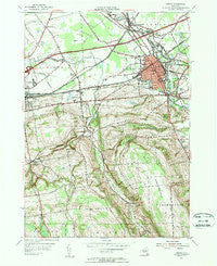 Oneida New York Historical topographic map, 1:24000 scale, 7.5 X 7.5 Minute, Year 1955