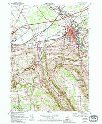 Oneida New York Historical topographic map, 1:24000 scale, 7.5 X 7.5 Minute, Year 1955