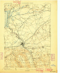 Oneida New York Historical topographic map, 1:62500 scale, 15 X 15 Minute, Year 1902