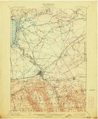 Oneida New York Historical topographic map, 1:62500 scale, 15 X 15 Minute, Year 1902