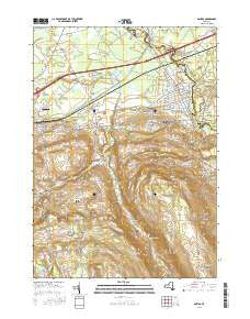 Oneida New York Current topographic map, 1:24000 scale, 7.5 X 7.5 Minute, Year 2016