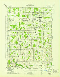 Ontario New York Historical topographic map, 1:31680 scale, 7.5 X 7.5 Minute, Year 1942