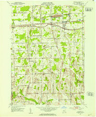 Ontario New York Historical topographic map, 1:24000 scale, 7.5 X 7.5 Minute, Year 1952