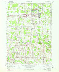 Ontario New York Historical topographic map, 1:24000 scale, 7.5 X 7.5 Minute, Year 1952