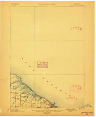 Ontario Beach New York Historical topographic map, 1:62500 scale, 15 X 15 Minute, Year 1899