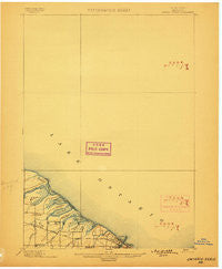 Ontario Beach New York Historical topographic map, 1:62500 scale, 15 X 15 Minute, Year 1899