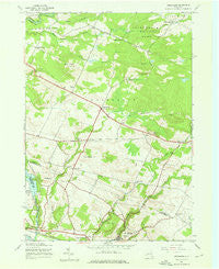 Oppenheim New York Historical topographic map, 1:24000 scale, 7.5 X 7.5 Minute, Year 1945