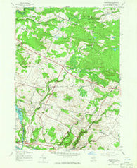 Oppenheim New York Historical topographic map, 1:24000 scale, 7.5 X 7.5 Minute, Year 1945