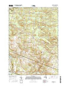 Oppenheim New York Current topographic map, 1:24000 scale, 7.5 X 7.5 Minute, Year 2016