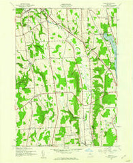Oran New York Historical topographic map, 1:24000 scale, 7.5 X 7.5 Minute, Year 1943