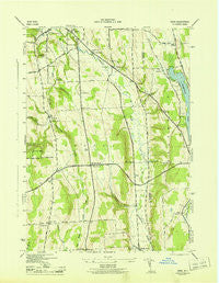 Oran New York Historical topographic map, 1:31680 scale, 7.5 X 7.5 Minute, Year 1943