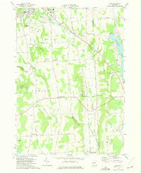Oran New York Historical topographic map, 1:24000 scale, 7.5 X 7.5 Minute, Year 1973