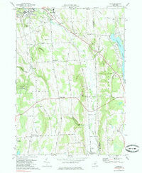 Oran New York Historical topographic map, 1:24000 scale, 7.5 X 7.5 Minute, Year 1973