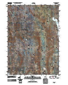 Oran New York Historical topographic map, 1:24000 scale, 7.5 X 7.5 Minute, Year 2010