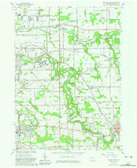 Orchard Park New York Historical topographic map, 1:24000 scale, 7.5 X 7.5 Minute, Year 1965