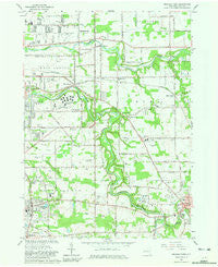 Orchard Park New York Historical topographic map, 1:24000 scale, 7.5 X 7.5 Minute, Year 1965