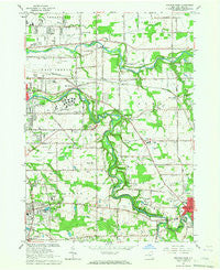 Orchard Park New York Historical topographic map, 1:24000 scale, 7.5 X 7.5 Minute, Year 1965