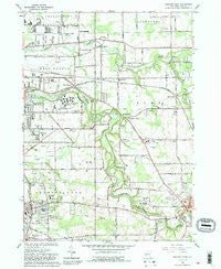 Orchard Park New York Historical topographic map, 1:24000 scale, 7.5 X 7.5 Minute, Year 1965