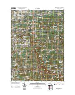 Orchard Park New York Historical topographic map, 1:24000 scale, 7.5 X 7.5 Minute, Year 2013