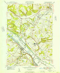 Oriskany New York Historical topographic map, 1:24000 scale, 7.5 X 7.5 Minute, Year 1949