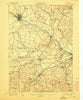 Oriskany New York Historical topographic map, 1:62500 scale, 15 X 15 Minute, Year 1898