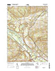Oriskany New York Current topographic map, 1:24000 scale, 7.5 X 7.5 Minute, Year 2016