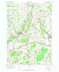 Oriskany Falls New York Historical topographic map, 1:24000 scale, 7.5 X 7.5 Minute, Year 1943